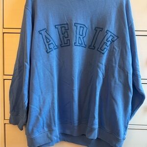 aerie Dusty Blue Crewneck Sweatshirt